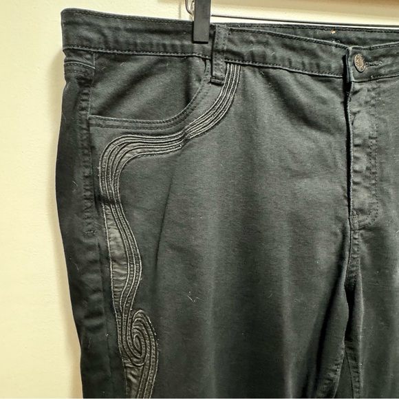 Addition Elle Love & Legend Black Straight Leg Jeans Size 22 - Picture 4 of 9